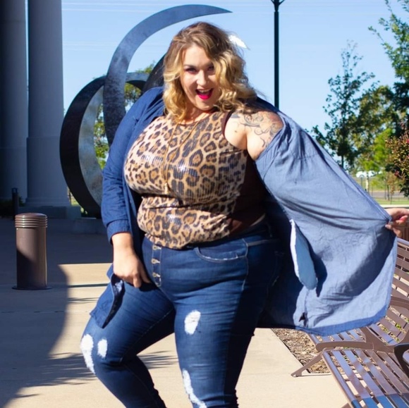 Jean button down dress/ shirt - Picture 2 of 2